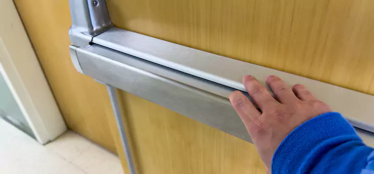 Installing a Push Bar on a Door Essex